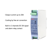 Módulo de redundância tipo trilho din XDDR-20/DRDN-20 20A 12V/24V/48V suporta sistema de redundância 1+1 e N+1