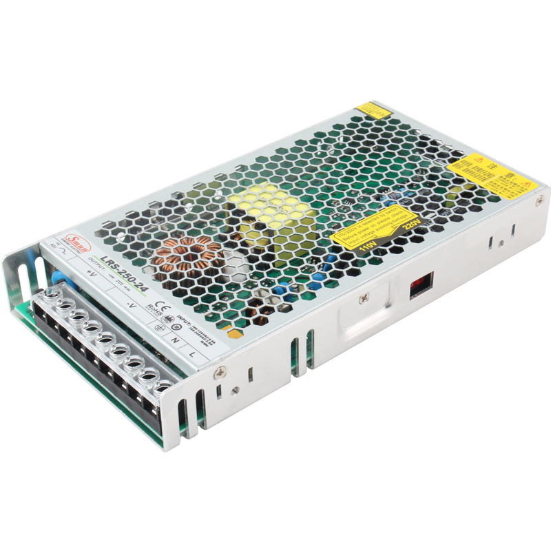 Fonte de alimentação comutada fina série LRS de 35 W a 600 W 