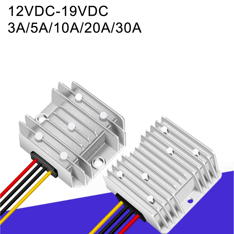 12V a 19VDC 3A a 30A Conversor DC-DC à prova d'água IP68 não isolado de alta eficiência 