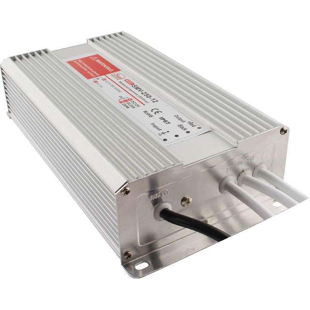 Série SMV 10W a 1000W 5V/12V/15V/24V/48V Tensão constante Saída única à prova d'água IP67 LED DRIVER