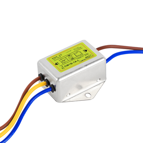Linha tipo filtro de energia EMI 250VAC CW1B-1A/3A/6A/10A-L para automação
