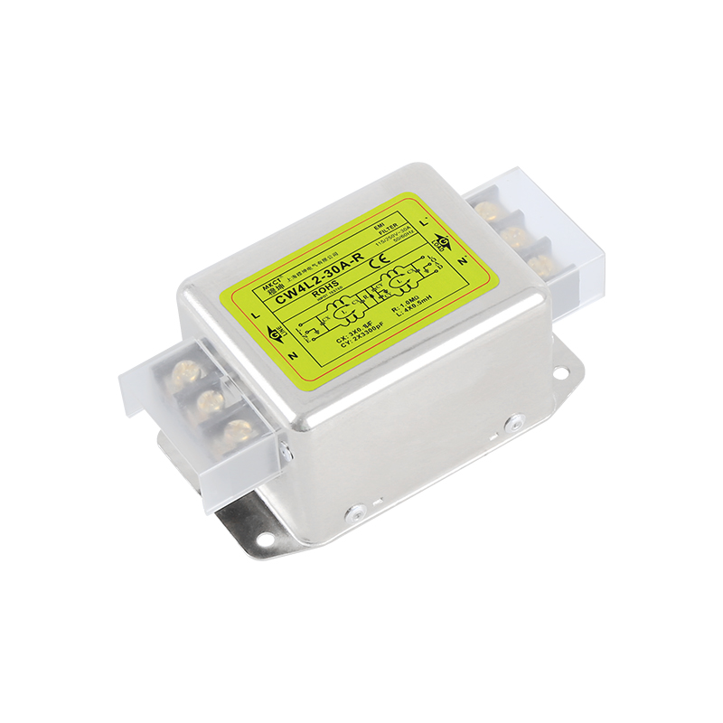 Conexão do bloco de terminais 10A/20A/30A Filtro EMI monofásico e trifásico