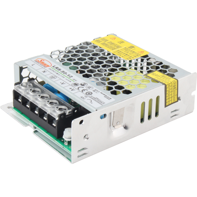 Fonte de alimentação comutada fina série LRS de 35 W a 600 W 